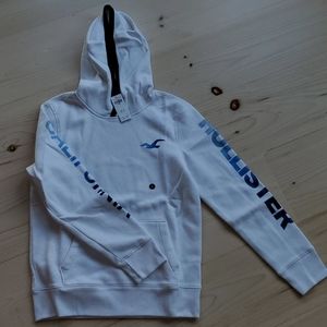 Boys Hollister White Sweatshirt Hoodie